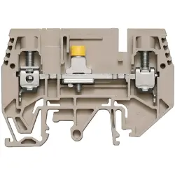 Disconnect/test-disconnect terminal block, screw connection, 0.5-10 mm², 41 A, 6 kV, dark beige, 1934790000