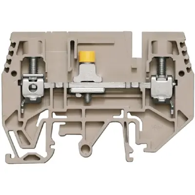 Disconnect/test-disconnect terminal block, screw connection, 0.5-10 mm², 41 A, 6 kV, dark beige, 1934790000 - 1