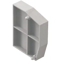 End/Intermediate plate for WGK Series, 1936710000