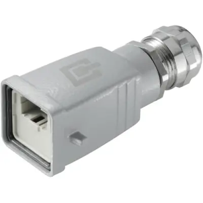 Plug housing, silver, for RJ45 connector, 1962540000 - 1
