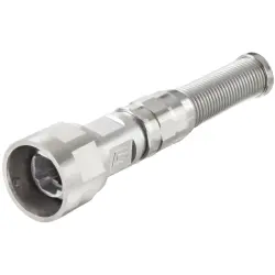 Plug housing, silver, for RJ45 connector, 1962560000