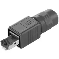Plug, RJ45, 8 pole, 8P8C, Cat 6A, IDC connection, 1963160000