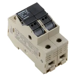 Fuse terminal block, 2 pole, 1.5-25 mm², 690 V, 32 A, 1966090000