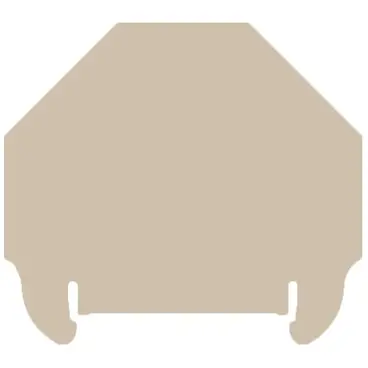 End plate for terminal block, 1966380000 - 1