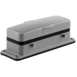 Surface mount housing, size B24, die-cast aluminum, cross bow locking, IP65, 1967910000