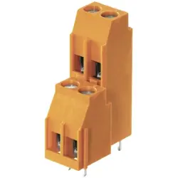 PCB terminal, 12 pole, pitch 5.08 mm, AWG 26-12, 20 A, screw connection, orange, 1977500000