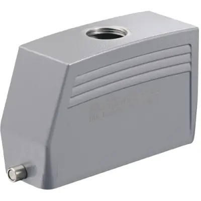 Grommet housing, size D64, die-cast aluminum, M40, straight, longitudinal bow locking, IP65, 1983470000 - 1