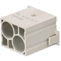 Socket contact insert, 2 pole, unequipped, crimp connection, 1983720000