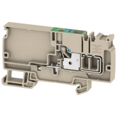 Supply terminal, push-in connection, 0.5-6.0 mm², 41 A, 6 kV, dark beige, 1988140000 - 1