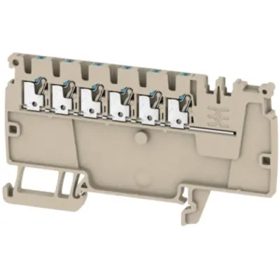 Potential distribution terminal, push-in connection, 0.5-1.5 mm², 17.5 A, 6 kV, dark beige, 1988170000 - 1