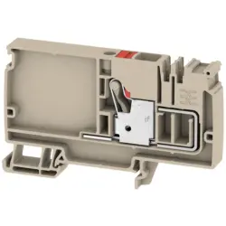 Supply terminal, push-in connection, 0.5-10 mm², 57 A, 8 kV, dark beige, 1988190000