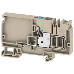 Supply terminal, push-in connection, 0.5-10 mm², 57 A, 8 kV, dark beige, 1988200000