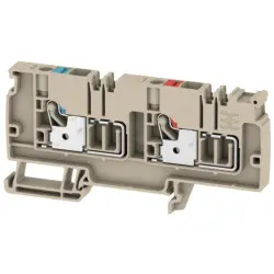 Supply terminal, push-in connection, 0.5-6.0 mm², 41 A, 4 kV, dark beige, 1988260000