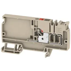 Supply terminal, push-in connection, 0.5-6.0 mm², 41 A, 6 kV, dark beige, 1989780000