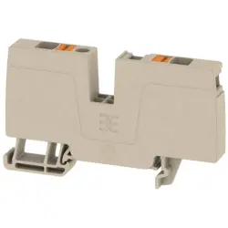 Supply terminal, push-in connection, 0.5-6.0 mm², 41 A, 8 kV, dark beige, 1991780000