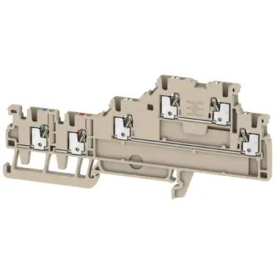 Initiator/actuator terminal block, push-in connection, 0.5-1.5 mm², 13.5 A, 4 kV, dark beige, 1992220000 - 1