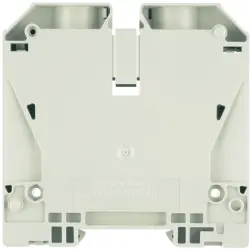 Through terminal block, screw connection, 16-120 mm², 2 pole, 269 A, 8 kV, yellow/black, 2000110000
