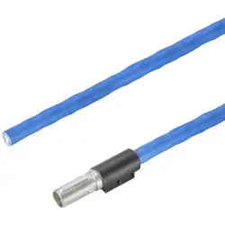 Sensor actuator cable, M12-cable plug, straight to open end, 4 pole, 20 m, Radox EM 104, blue, 4 A, 2003902000