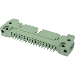 Pin header, 50 pole, pitch 2.54 mm, straight, gray, 09185506924