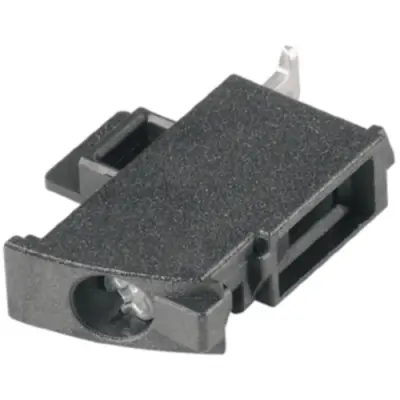 PCB terminal, 1 pole, pitch 1.5 mm, AWG 26-14, 13 A, screw connection, black, 2418580000 - 1