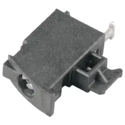 PCB terminal, 1 pole, pitch 1.5 mm, AWG 26-14, 13 A, screw connection, black, 2418590000