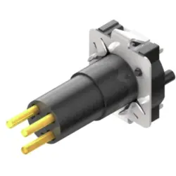 Plug, M8, 4 pole, solder connection, straight, 2423970000
