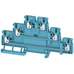 Multi level terminal block, push-in connection, 0.5-2.5 mm², 22 A, 8 kV, orange, 2428520000