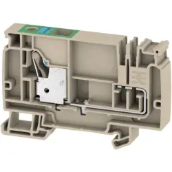 Supply terminal, push-in connection, 0.5-10 mm², 1 pole, 57 A, 4 kV, dark beige, 2428920000