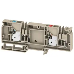 Supply terminal, push-in connection, 0.5-10 mm², 57 A, 4 kV, dark beige, 2428990000