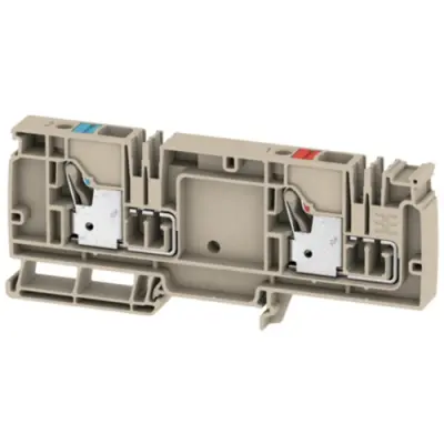 Supply terminal, push-in connection, 0.5-10 mm², 57 A, 4 kV, dark beige, 2428990000 - 1