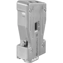 Adapter, D-Sub plug, 9 pole to tension clamp connection, straight, 2433510000