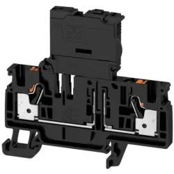 Fuse terminal block, 2 pole, 0.5-4.0 mm², 250 V, 6.3 A, 2434390000
