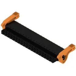 Socket header, 20 pole, pitch 3.81 mm, straight, black, 2442900000