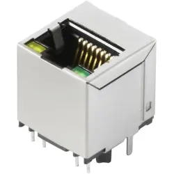Socket, RJ45, 8 pole, solder connection, 2461070000