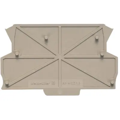 End/Intermediate plate for terminal block, 2463210000 - 1