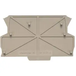 End/Intermediate plate for terminal block, 2463210000
