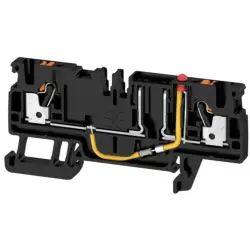 Fuse terminal block, 2 pole, 0.5-2.5 mm², 24 V, 10 A, 2466600000