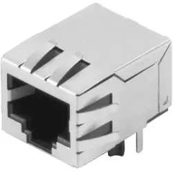 Socket, RJ45, 8 pole, solder connection, 2474160000
