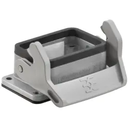 Surface mount housing, size B6, die-cast aluminum, longitudinal bow locking, IP65, 2488560000