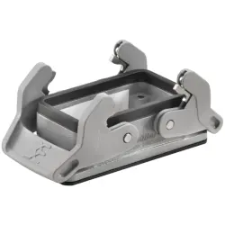 Surface mount housing, size B10, die-cast aluminum, cross bow locking, IP65, 2488580000