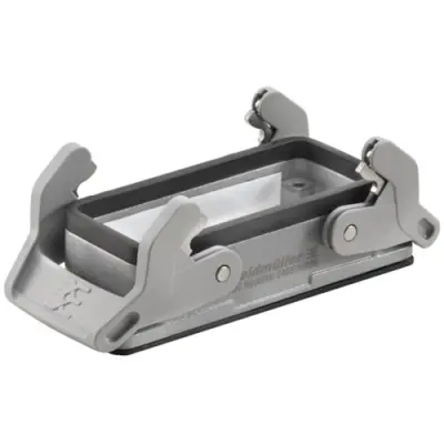 Surface mount housing, size B16, die-cast aluminum, cross bow locking, IP65, 2488590000 - 1