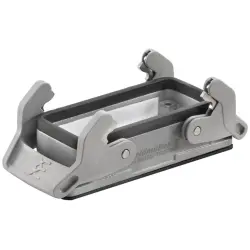 Surface mount housing, size B16, die-cast aluminum, cross bow locking, IP65, 2488590000