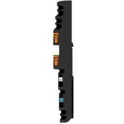 Potential distribution terminal, screw connection, 0.14-2.5 mm², 2 pole, 12 A, black, 2495100000