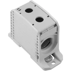 Potential distribution terminal, screw connection, 300 mm², 1 pole, 520 A, 8 kV, light gray, 2502850000