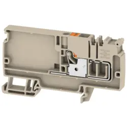 Supply terminal, push-in connection, 0.5-6.0 mm², 41 A, 6 kV, dark beige, 2503650000