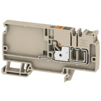 Supply terminal, push-in connection, 0.5-6.0 mm², 41 A, 6 kV, dark beige, 2503650000 - 1