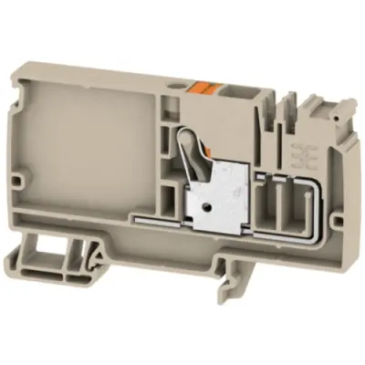 Supply terminal, push-in connection, 0.5-10 mm², 57 A, 8 kV, dark beige, 2503900000 - 1