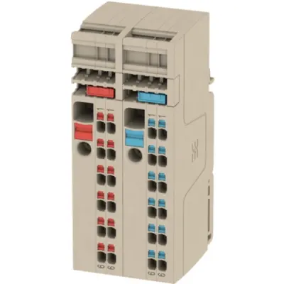 Potential distribution block, push-in connection, 0.5-6.0 mm², 41 A, 6 kV, dark beige, 2506340000 - 1