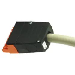 Connector, 8 pole, pitch 5 mm, black, 2507100000