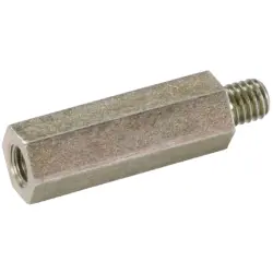 Spacer, steel, (W x H x D) 10 x 11.2 x 30 mm, silver, 3896300000